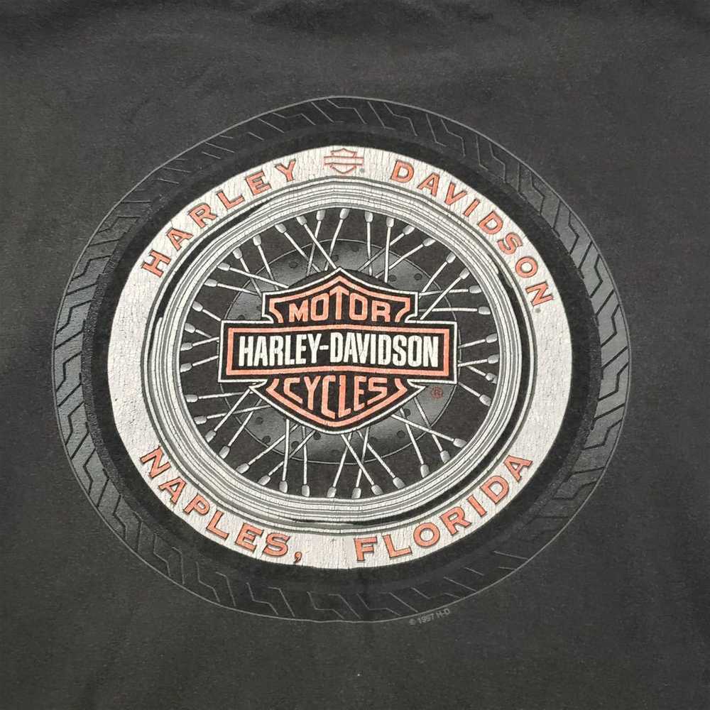 1997 Harley Davidson Naples Florida Pocket T shir… - image 2