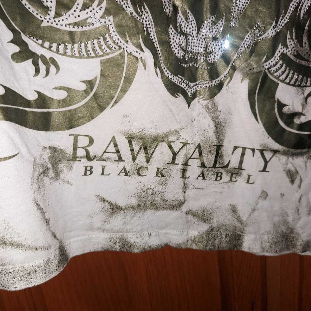 Vintage Y2K rawyalty black label T Shirt Men size… - image 3