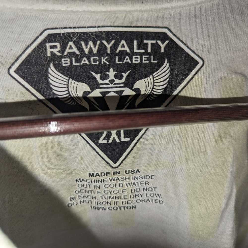 Vintage Y2K rawyalty black label T Shirt Men size… - image 8
