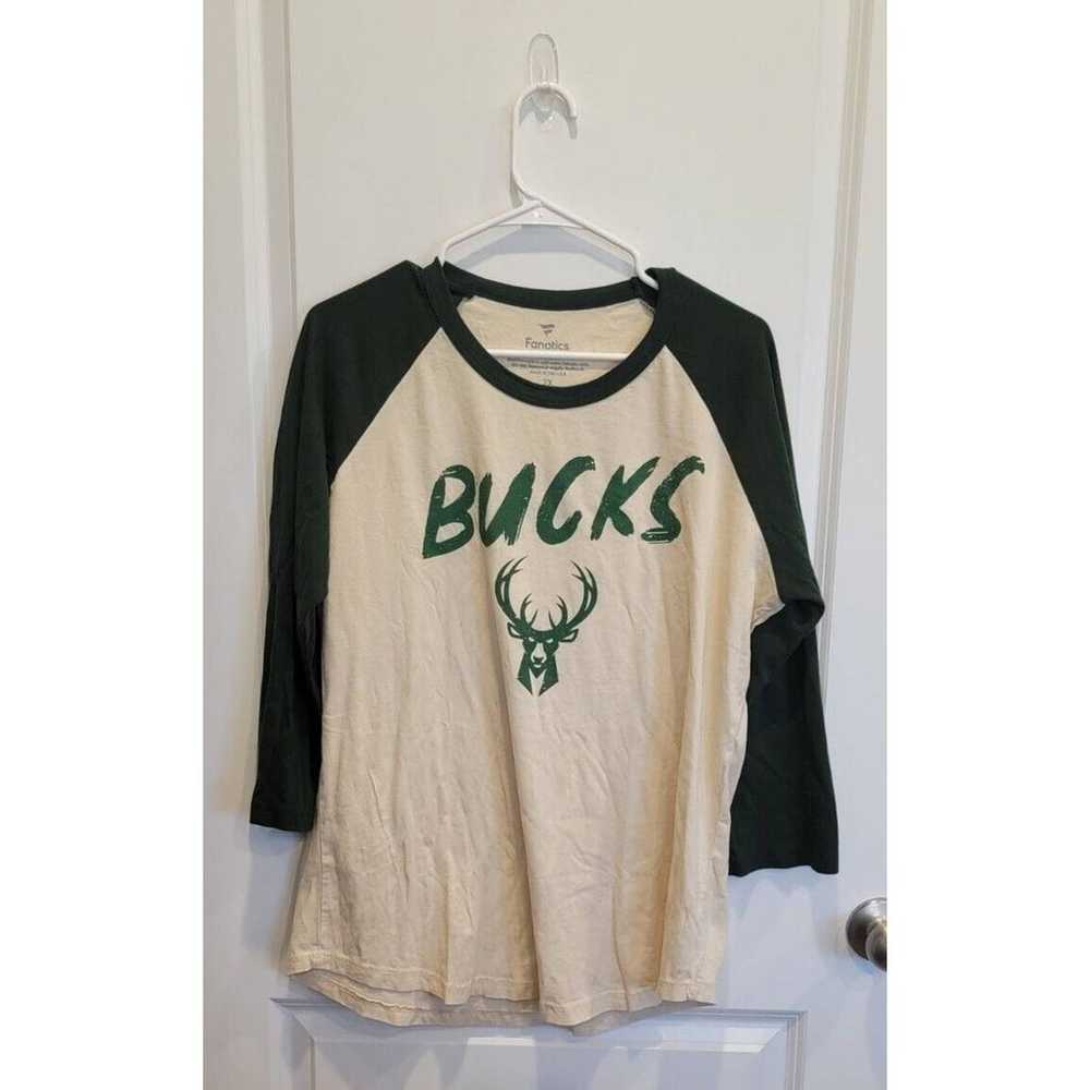 Milwaukee Bucks — Fanatics Long Sleeve Giannis An… - image 1