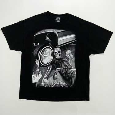 Smile Now Cry Later Lowrider Chicano Art David Gonzales DGA T Shirt