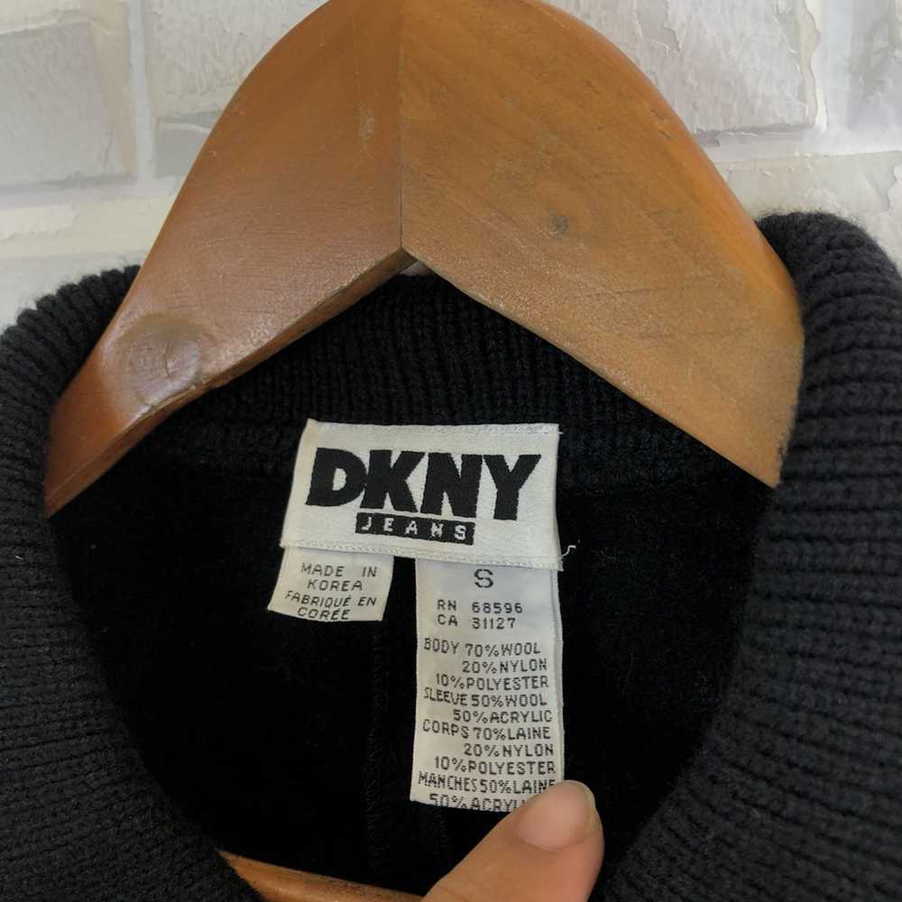 DKNY × Japanese Brand RARE ULTIMATE BLACK CROPPED… - image 8