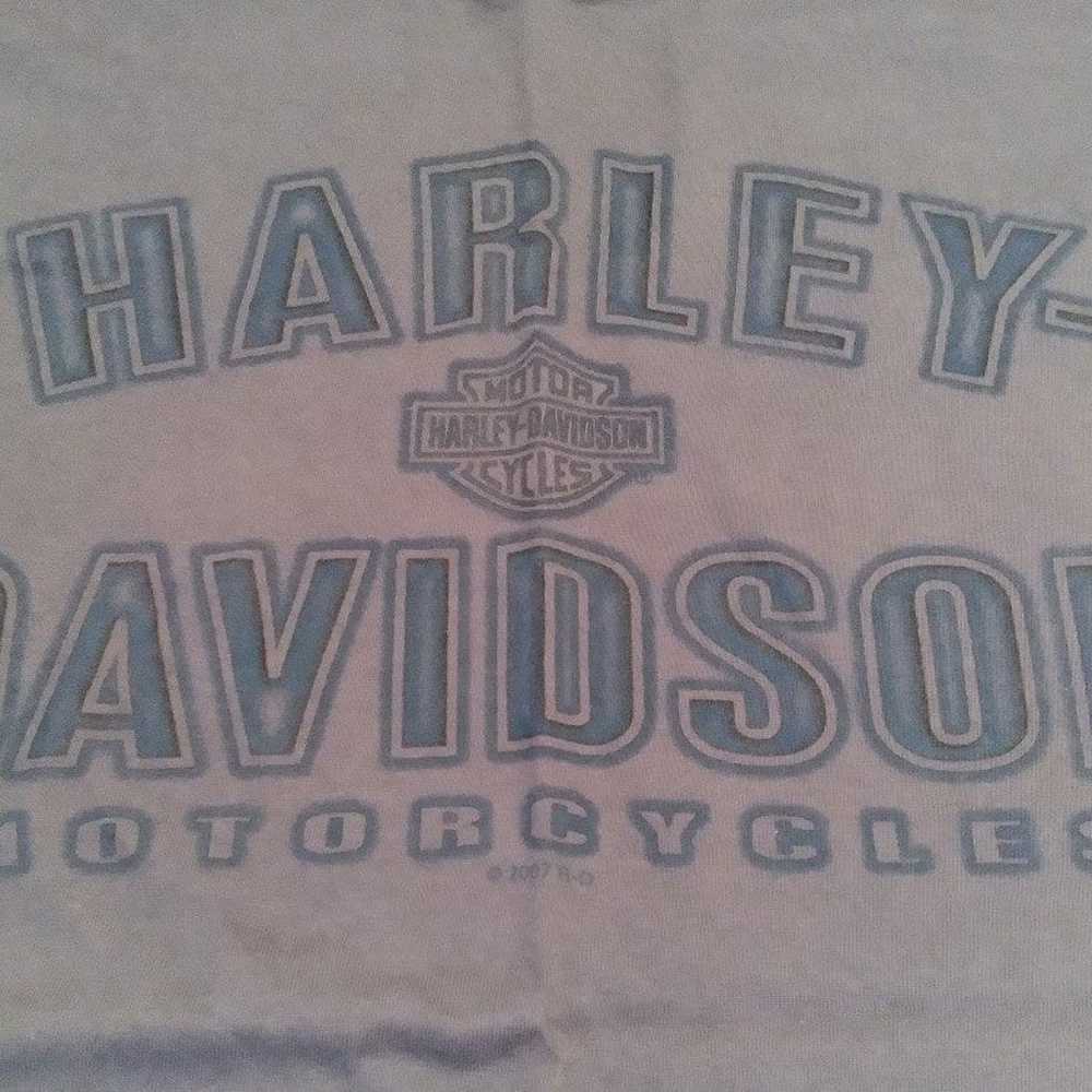 Harley Davidson T shirt 2XL, 2005, Decatur IL - image 1