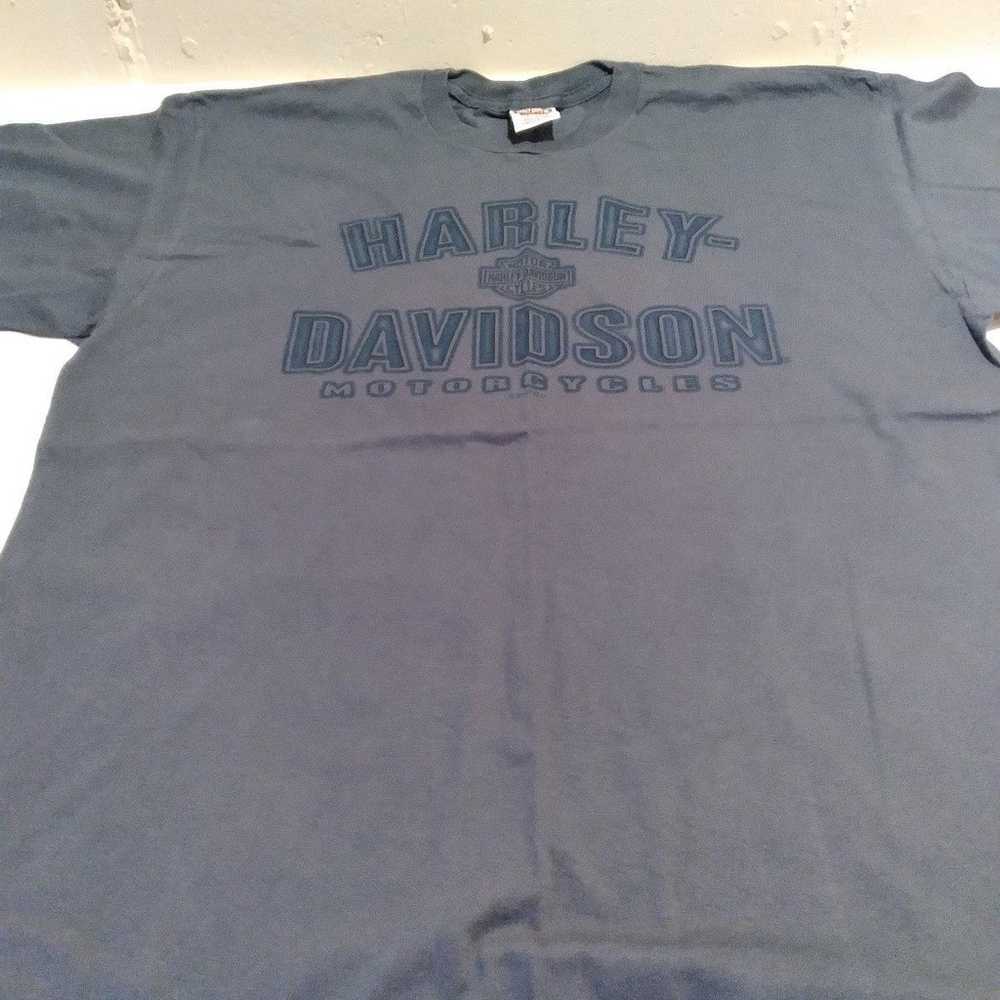 Harley Davidson T shirt 2XL, 2005, Decatur IL - image 3