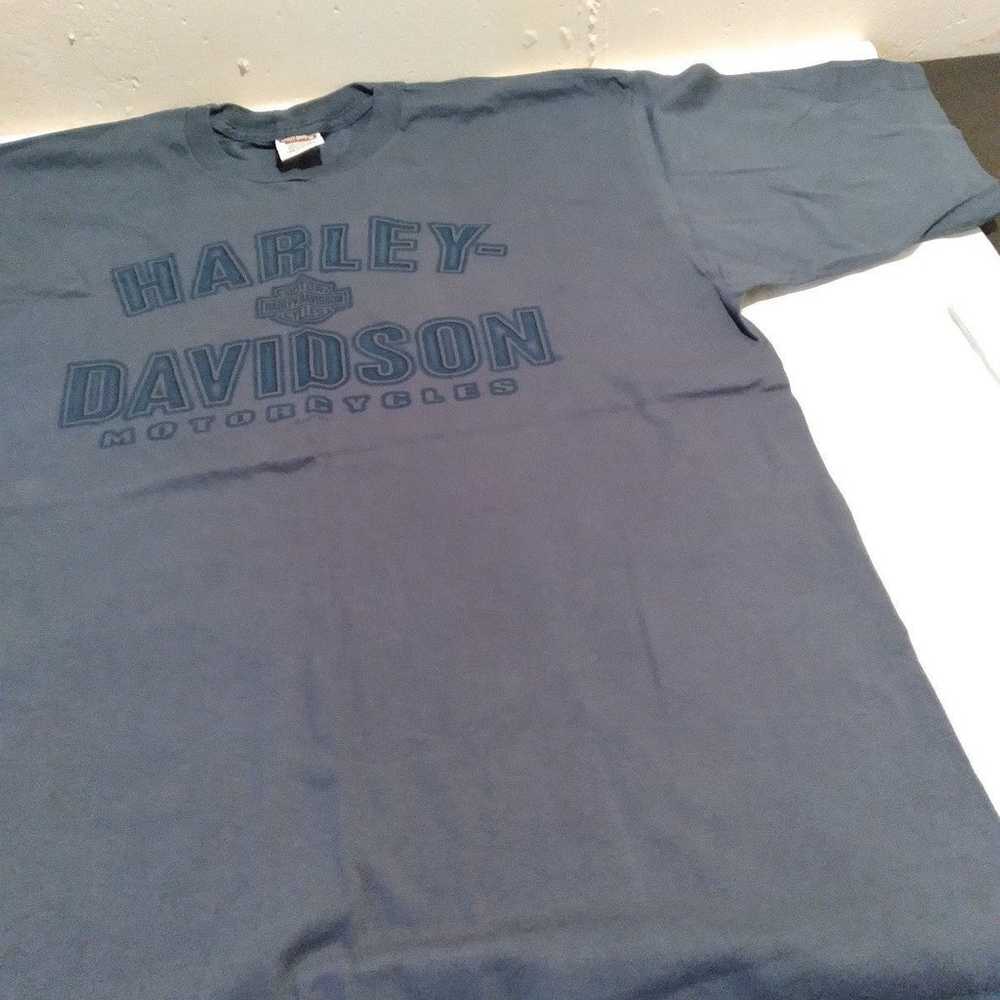 Harley Davidson T shirt 2XL, 2005, Decatur IL - image 4
