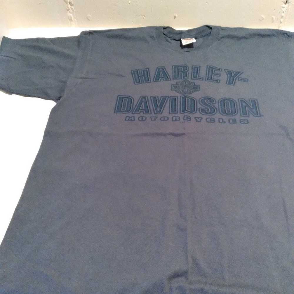 Harley Davidson T shirt 2XL, 2005, Decatur IL - image 5