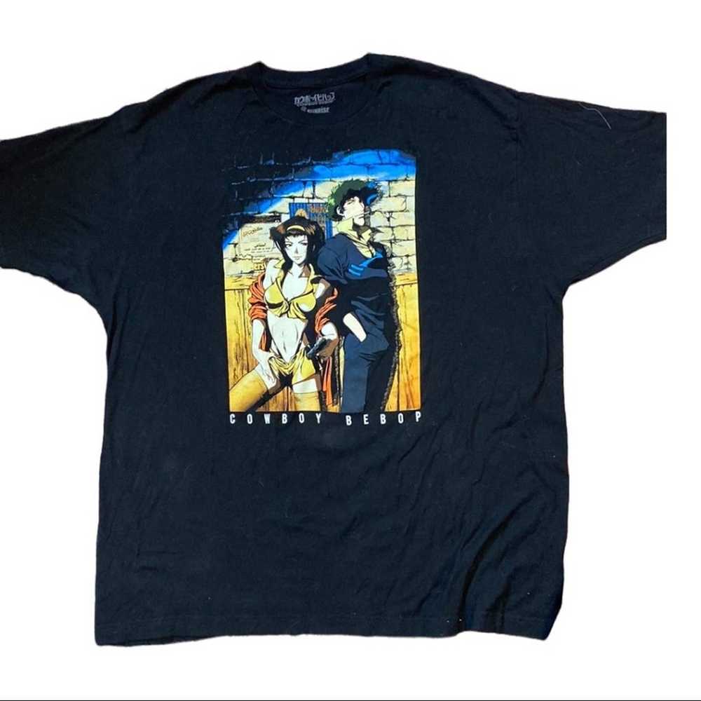 Cowboy Bebop Spike and Faye On Wall T-Shirt Size … - image 2