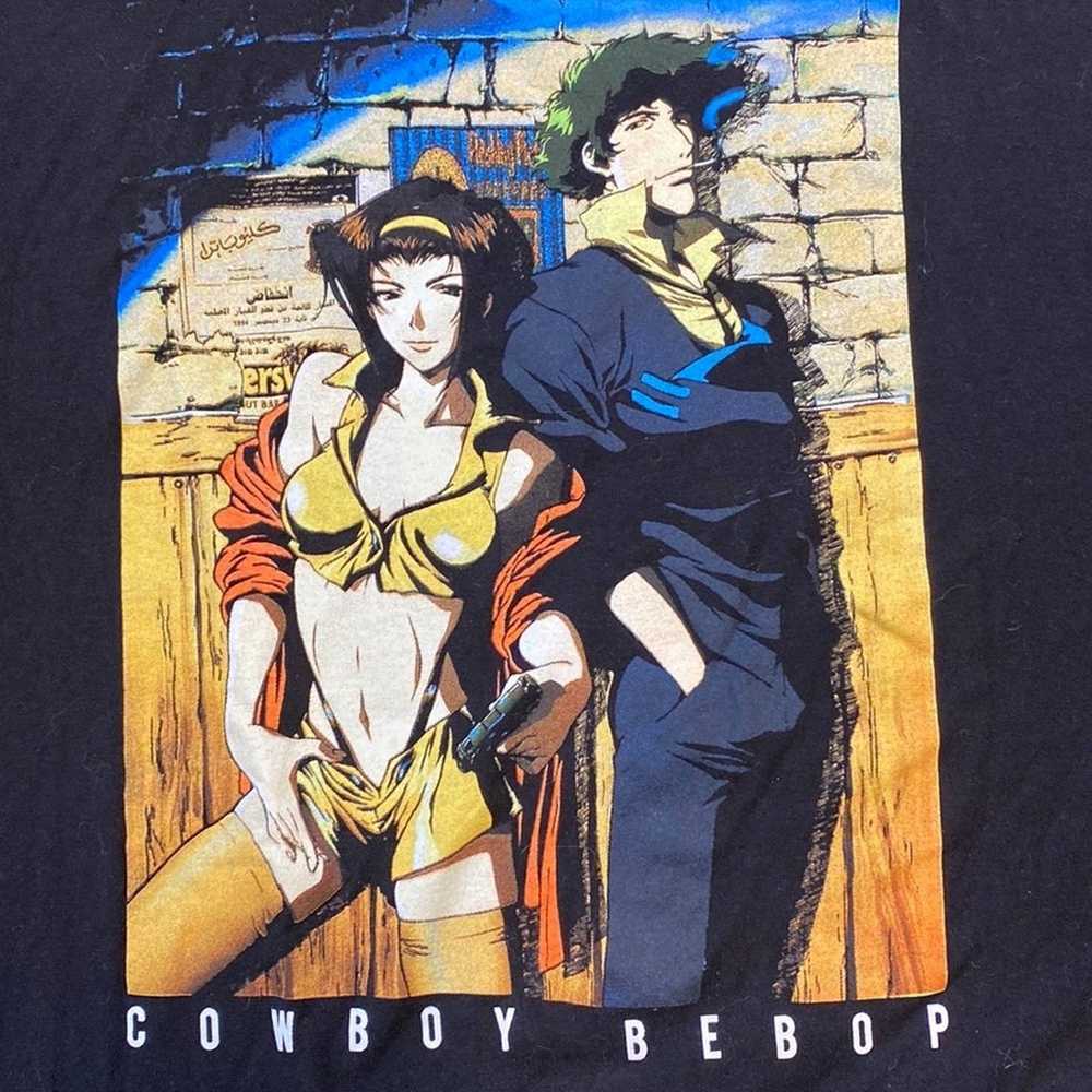 Cowboy Bebop Spike and Faye On Wall T-Shirt Size … - image 4