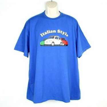 Italian Style Mens Vintage T Shirt 2xl - image 1