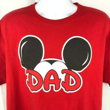 Disney Dad Mickey Mouse Ears XXL T-Shirt - image 1