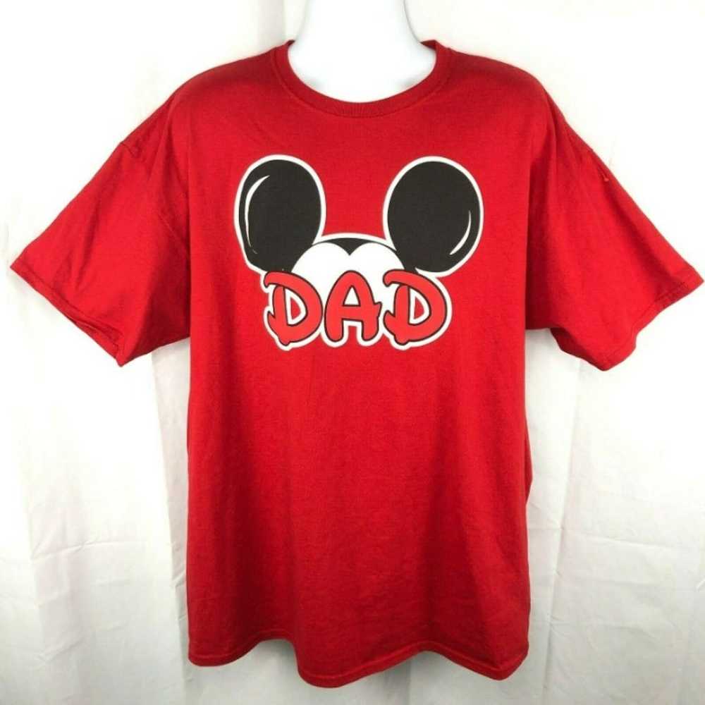 Disney Dad Mickey Mouse Ears XXL T-Shirt - image 2