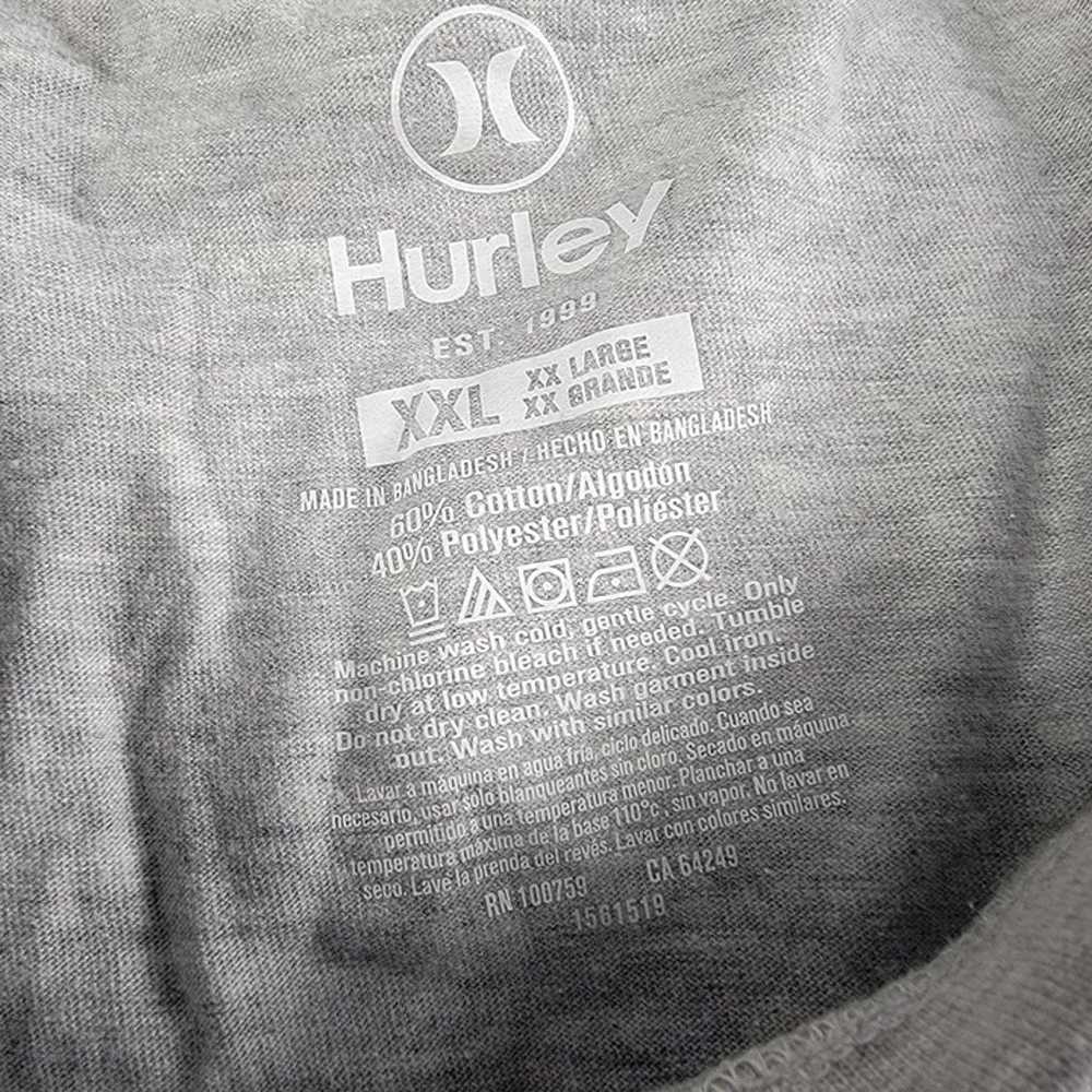 Hurley Mens 2XL Gray Shirt Short Sleeve Casual Co… - image 4