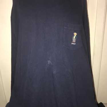 Polo Ralph Lauren ‘ Polo Bear’ Vintage Pocket Lon… - image 1