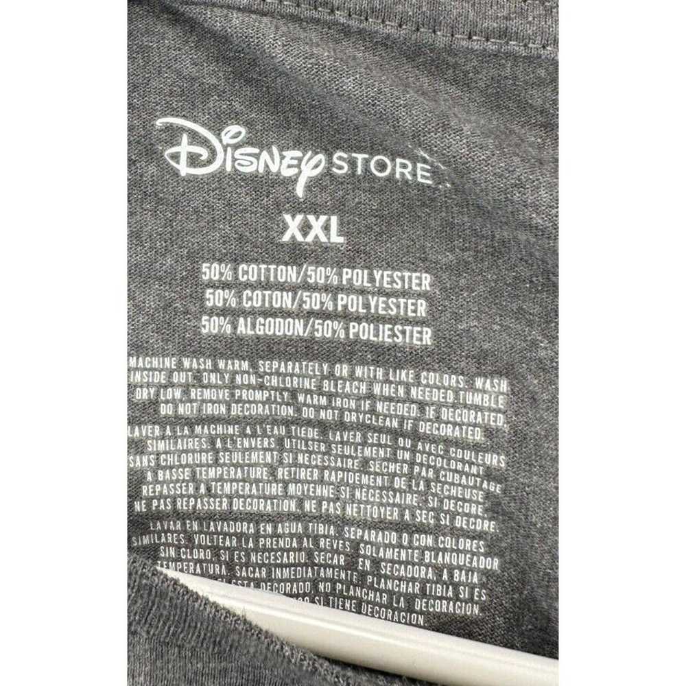 Disney Store Shirt Adult 2XL Grey Mickey Mouse Te… - image 4