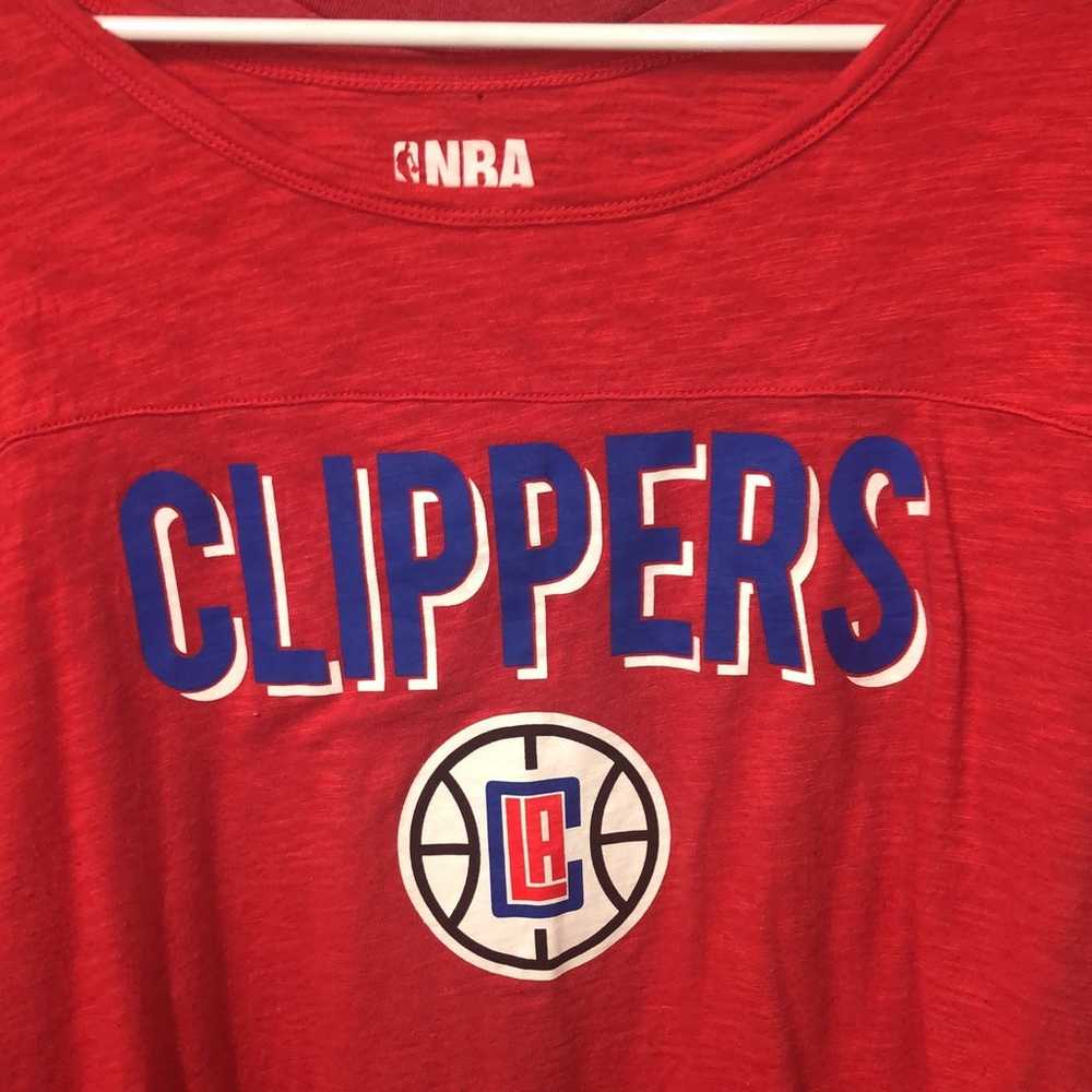 SIZE WOMENS XXL NBA LOS ANGELES CLIPPERS BLOUSE - image 2