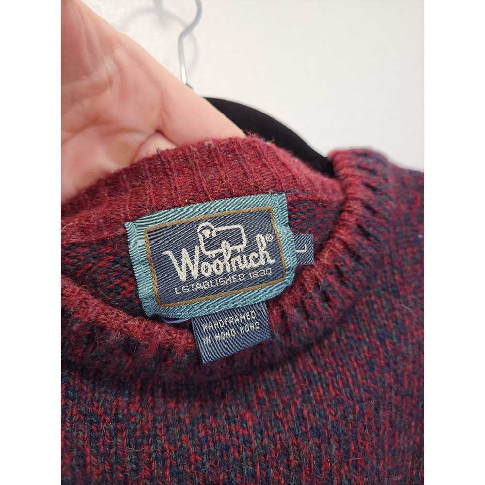 Vintage Vintage Woolrich Wool Sweater 90s Large R… - image 2