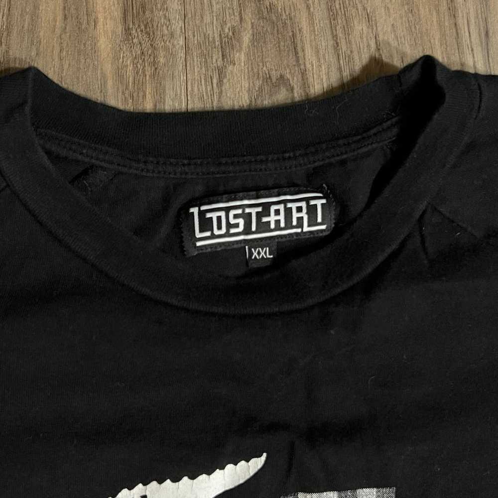 Rare Lost Art T-Shirt Adult XXL Lacoste Blur Skat… - image 2