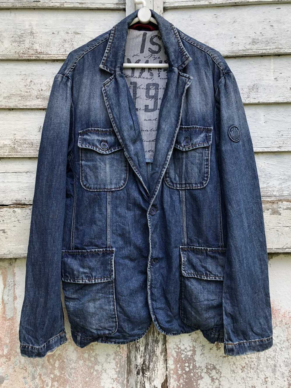 Denim Jacket × Indigo × Johnston & Murphy Murphy … - image 2