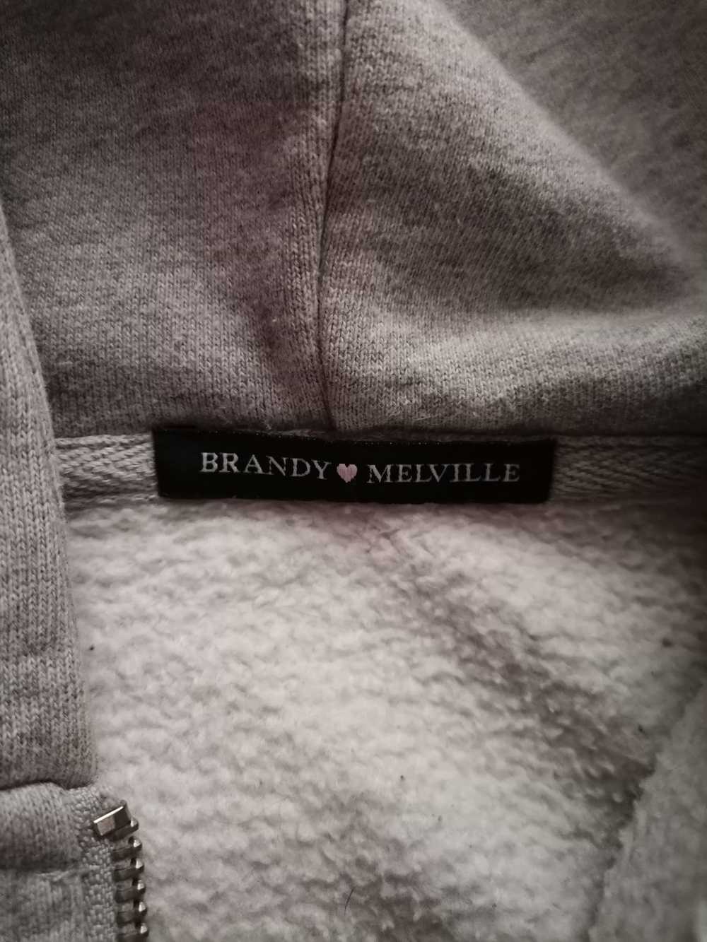 Streetwear Brandy Melville Custom Heart Hoodie - image 2