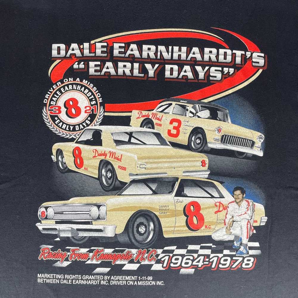 Dale Earnhardt "Early Days" Racing Black Two Side… - image 2