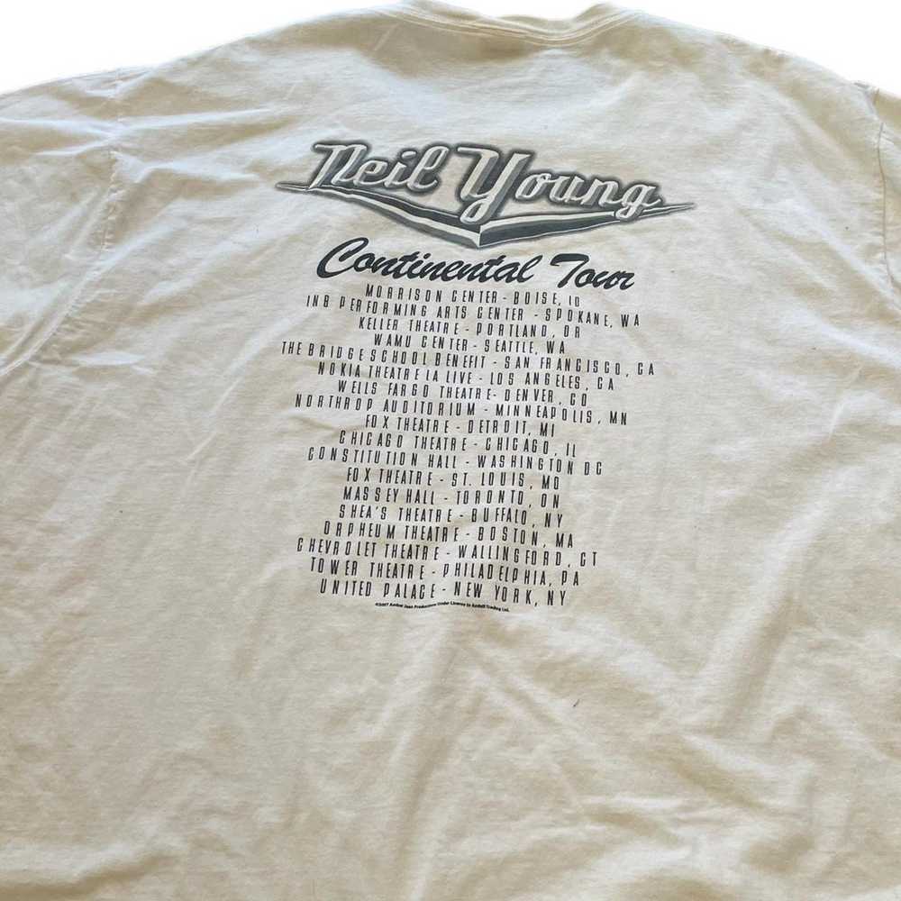 Vintage Neil Young Tour Tshirt - image 3