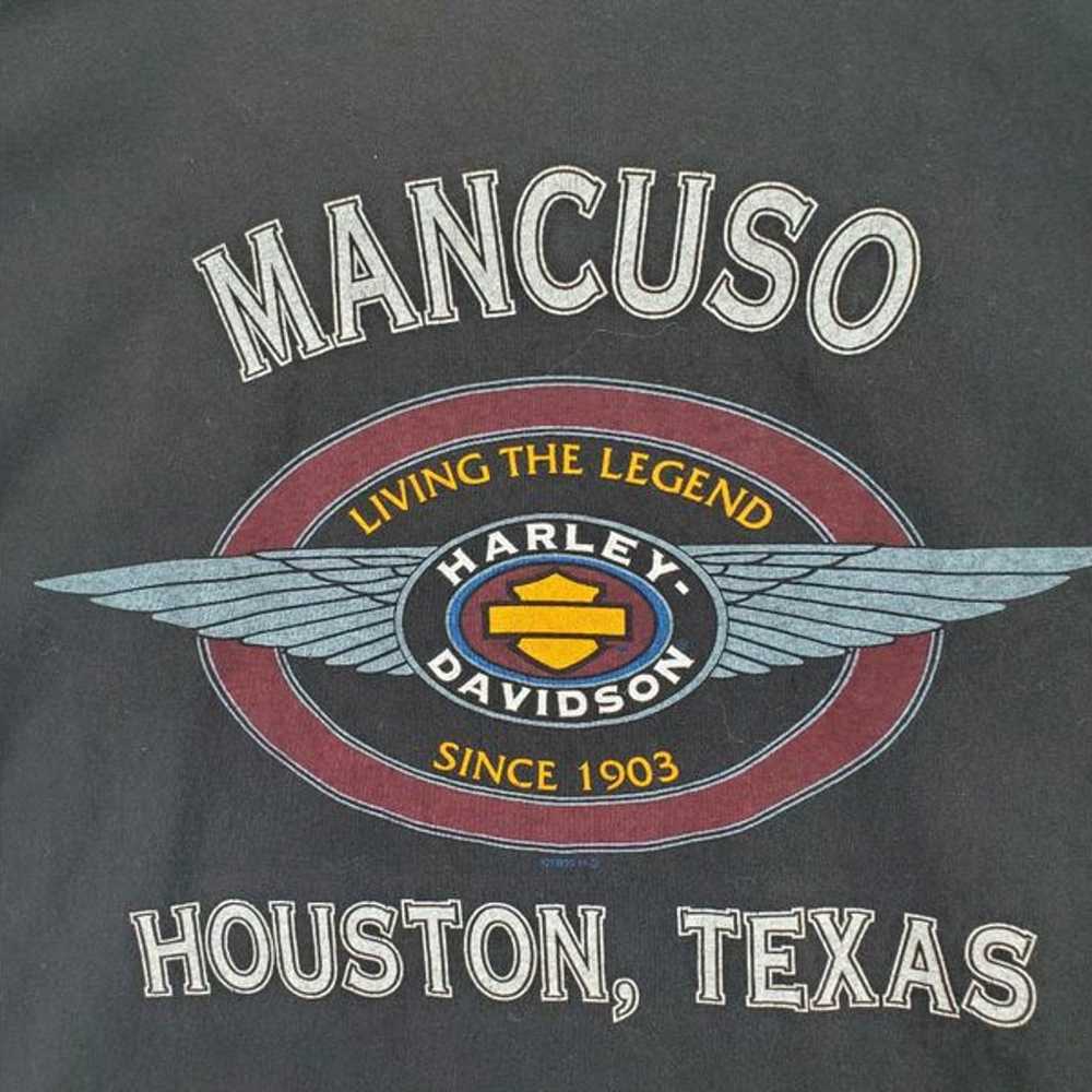 Harley-Davidson Mancuso Houston, TX 1996 Men's T-… - image 10