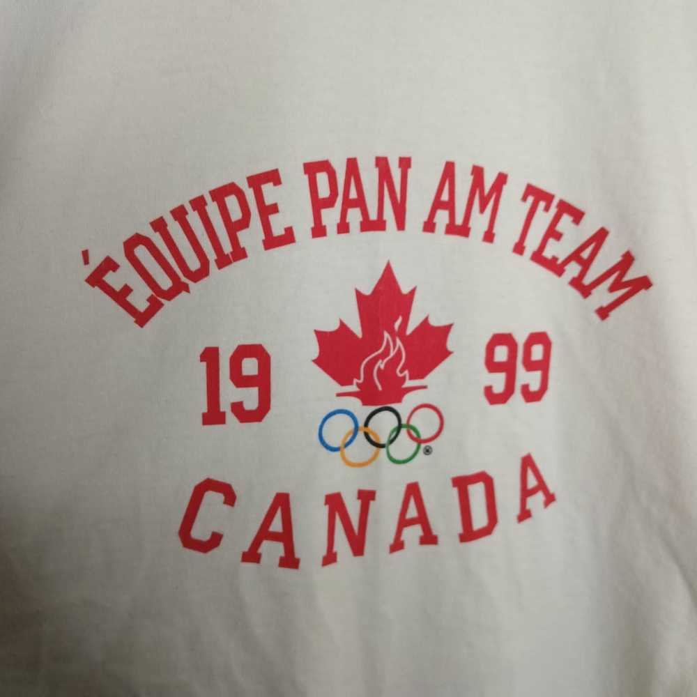 ROOTS Athletics TORONTO Canada Sweatshirt Red Quarter Zip Large Cotton  Embroidrd