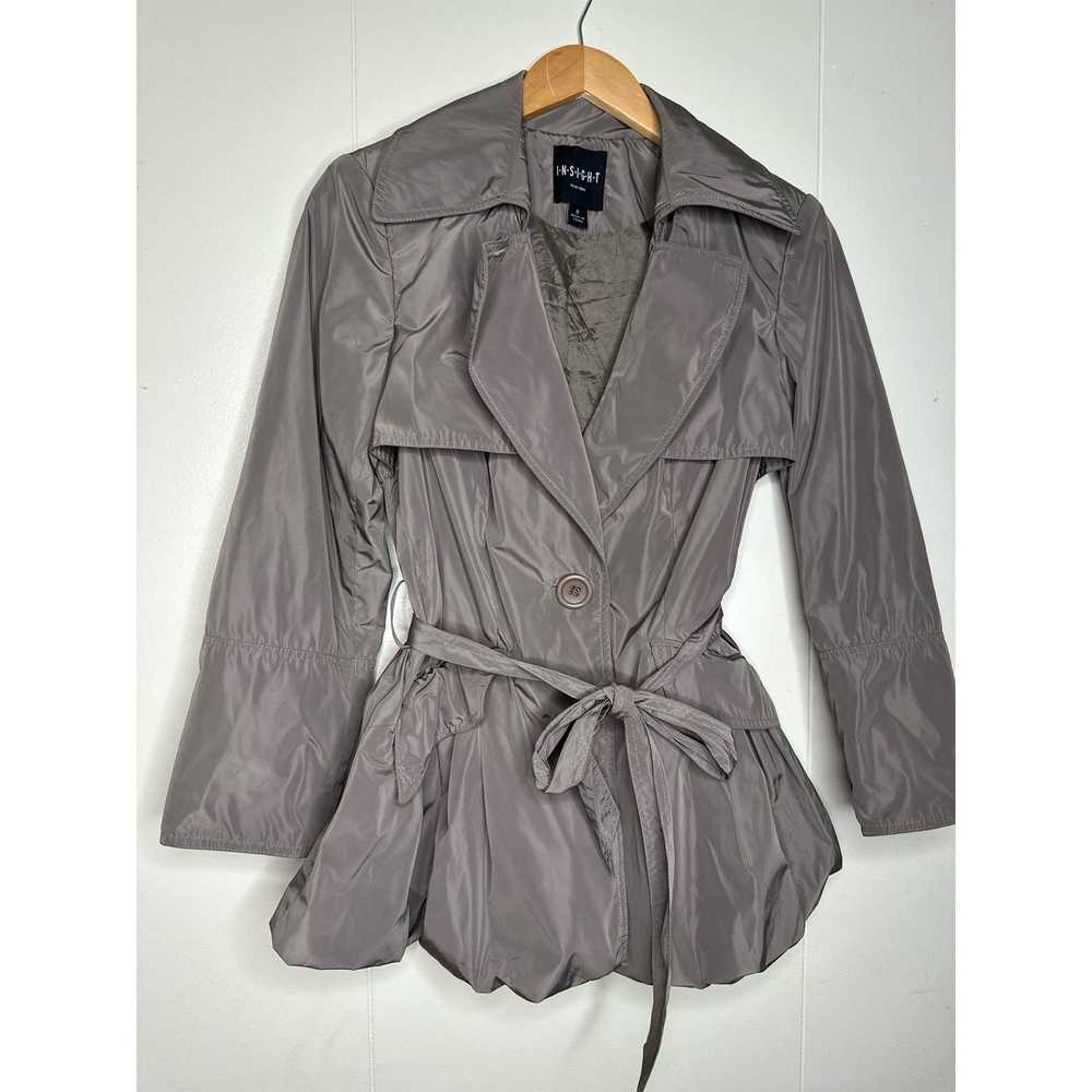 Insight INSIGHT Gray Womens Button Up Jacket With… - image 10