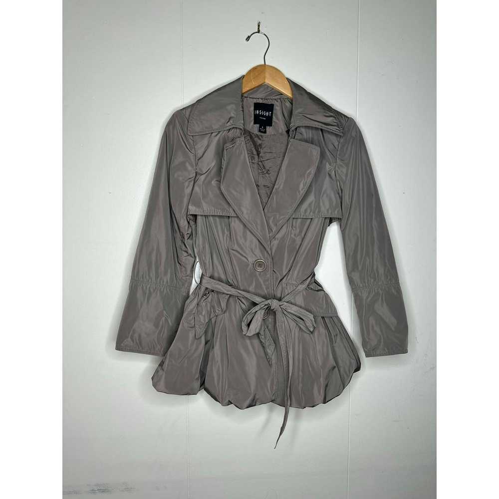 Insight INSIGHT Gray Womens Button Up Jacket With… - image 11