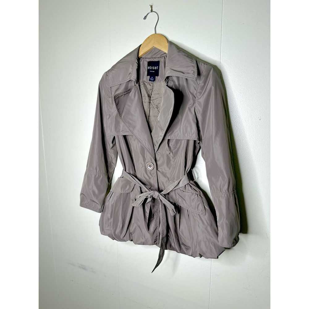 Insight INSIGHT Gray Womens Button Up Jacket With… - image 2