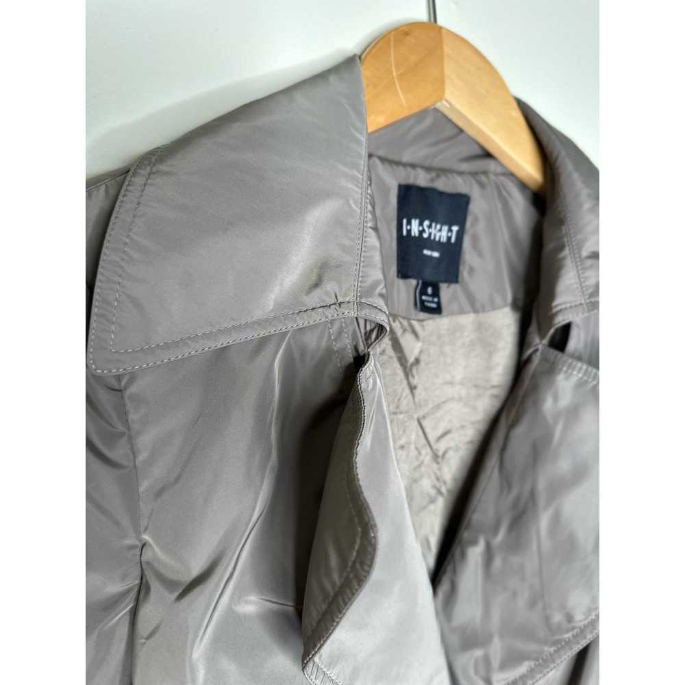 Insight INSIGHT Gray Womens Button Up Jacket With… - image 5