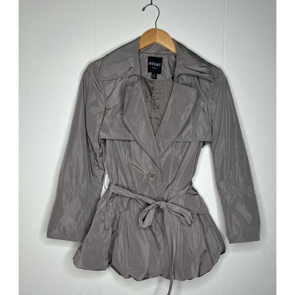 Insight INSIGHT Gray Womens Button Up Jacket With… - image 8