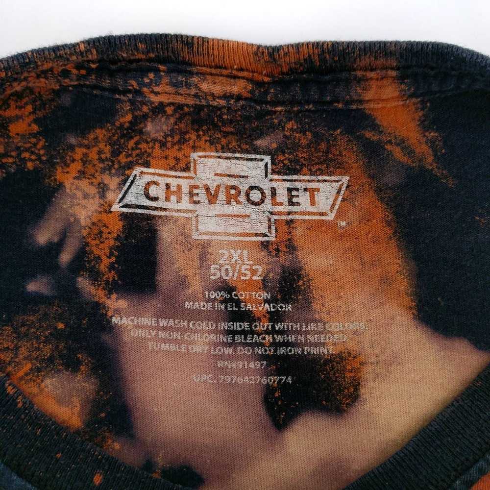 Chevy Chevrolet Custom T-Shirt Bleached Tie Dye C… - image 4