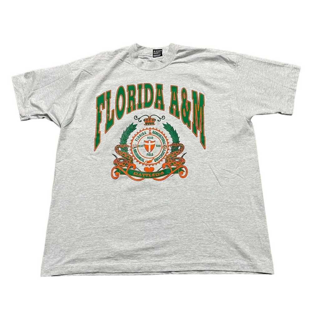Vintage 90s Shirt Mens XXL FAMU Florida A&M Unive… - image 1