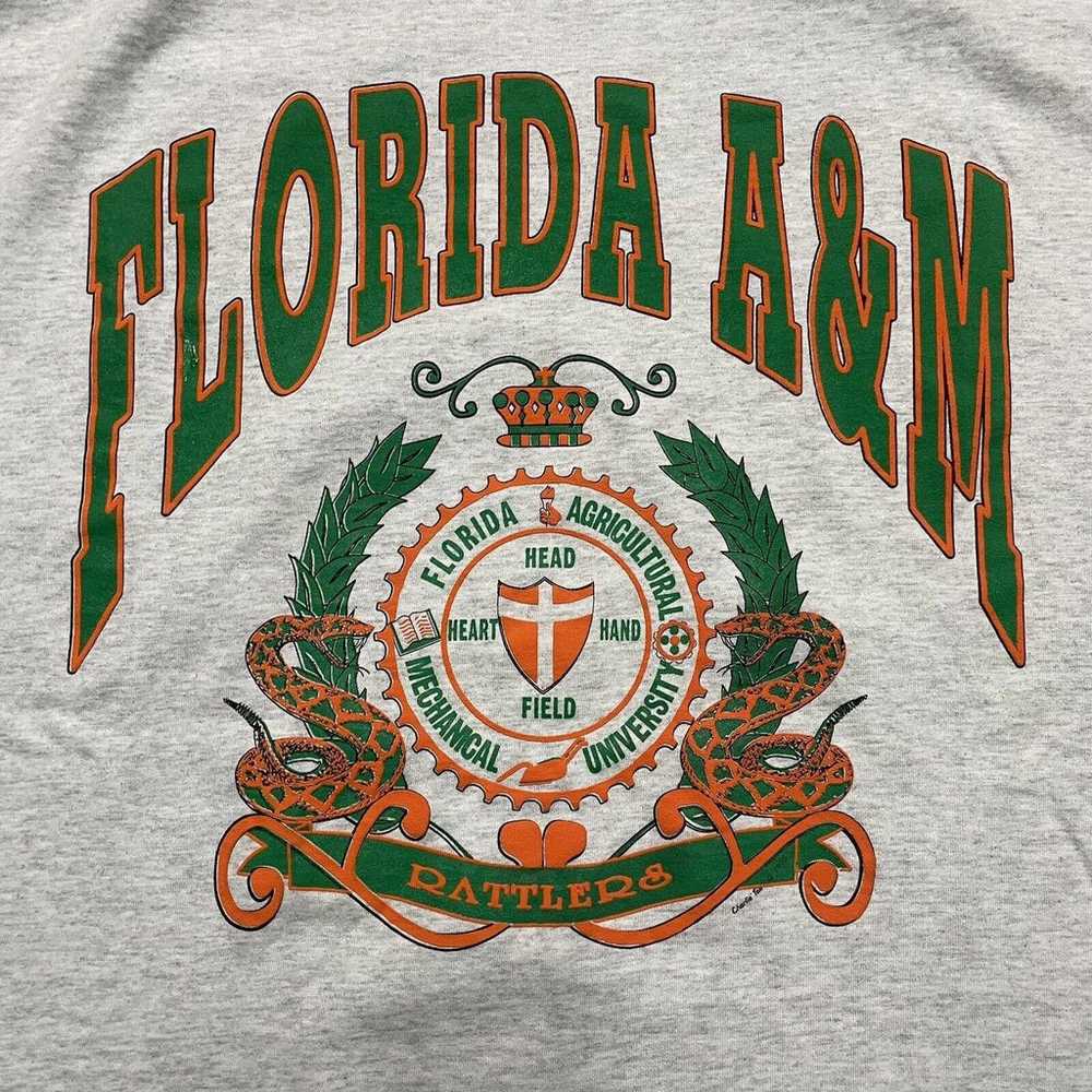 Vintage 90s Shirt Mens XXL FAMU Florida A&M Unive… - image 2