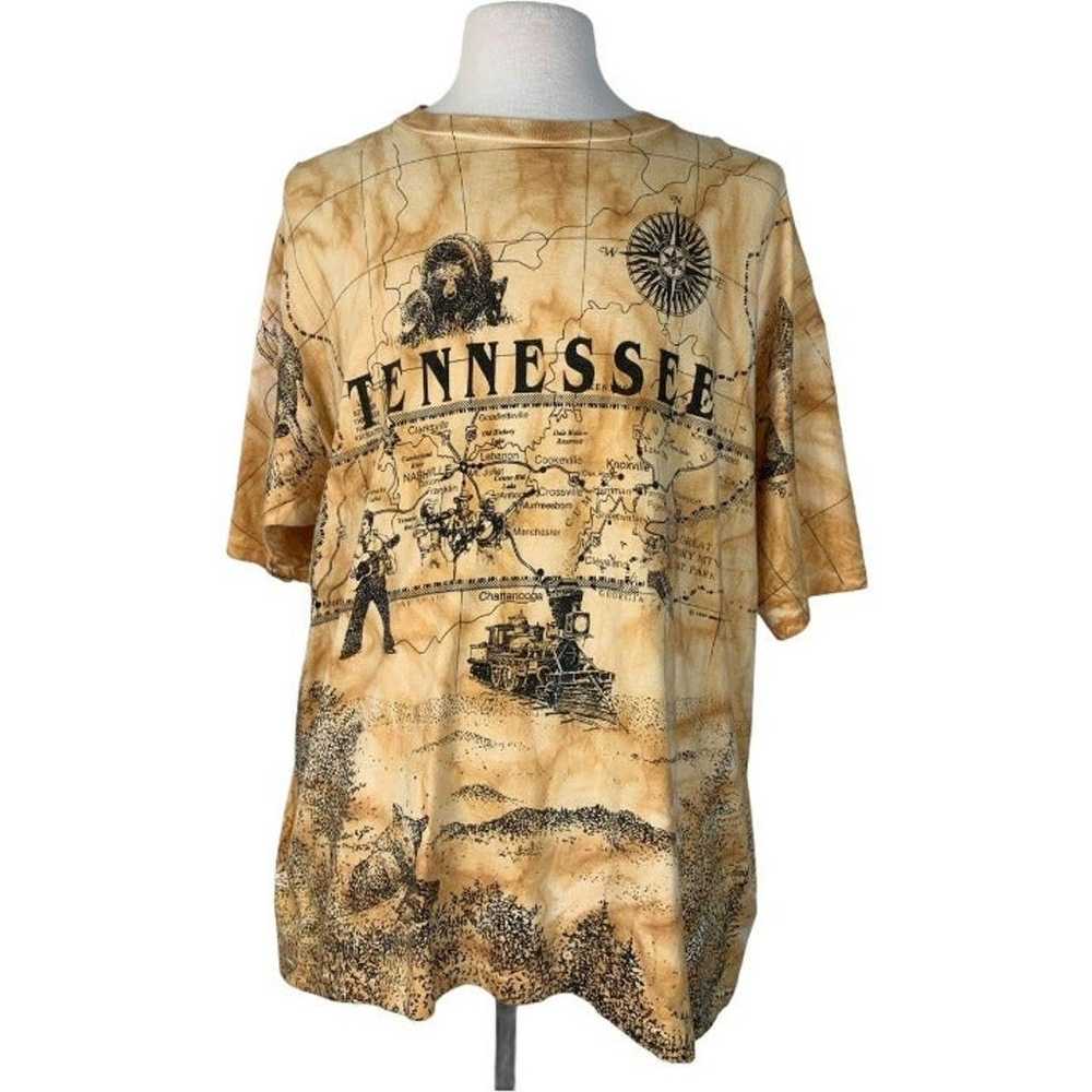 Vintage Tennessee T-Shirt XXL Tie Dye - image 1