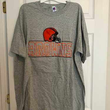 Vintage 90s Cleveland Browns Russell Made in USA … - image 1
