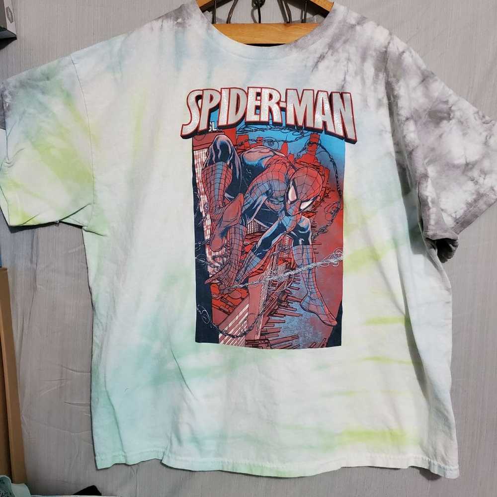 XXL Spiderman Tie Dye Tshirt - image 1
