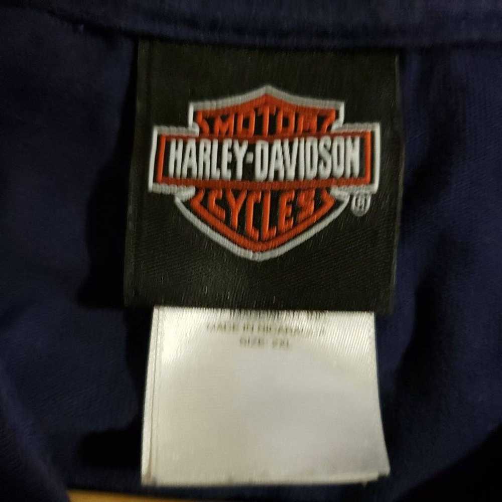 Harley Davidson Short Sleeves Tees 2XL - image 5