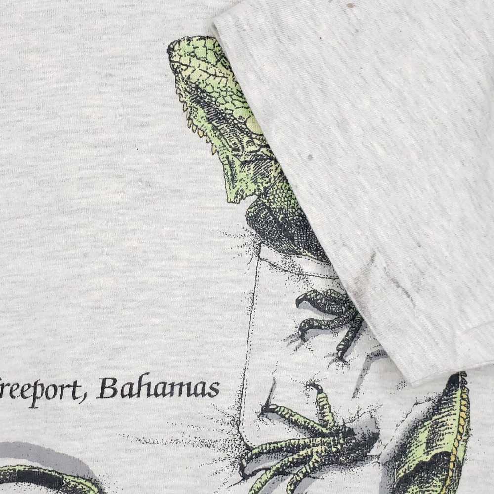 Vintage 90s Freeport Bahamas Iguana Tee - image 3