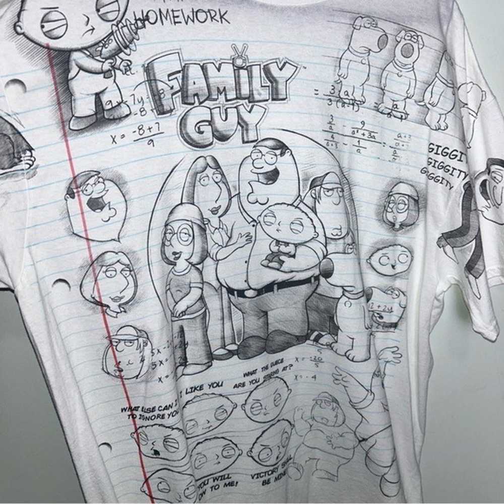 Liquid Blue Family Guy All Over Print Notebook T-… - image 4