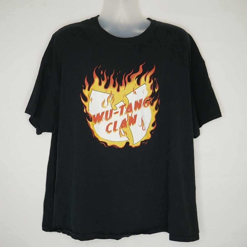Fast n Furious Wu Tang Clan Black T-Shirt Flames … - image 1