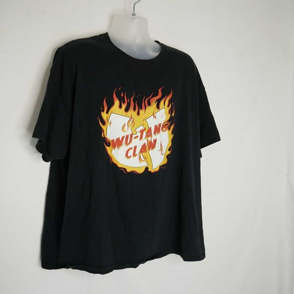Fast n Furious Wu Tang Clan Black T-Shirt Flames … - image 2