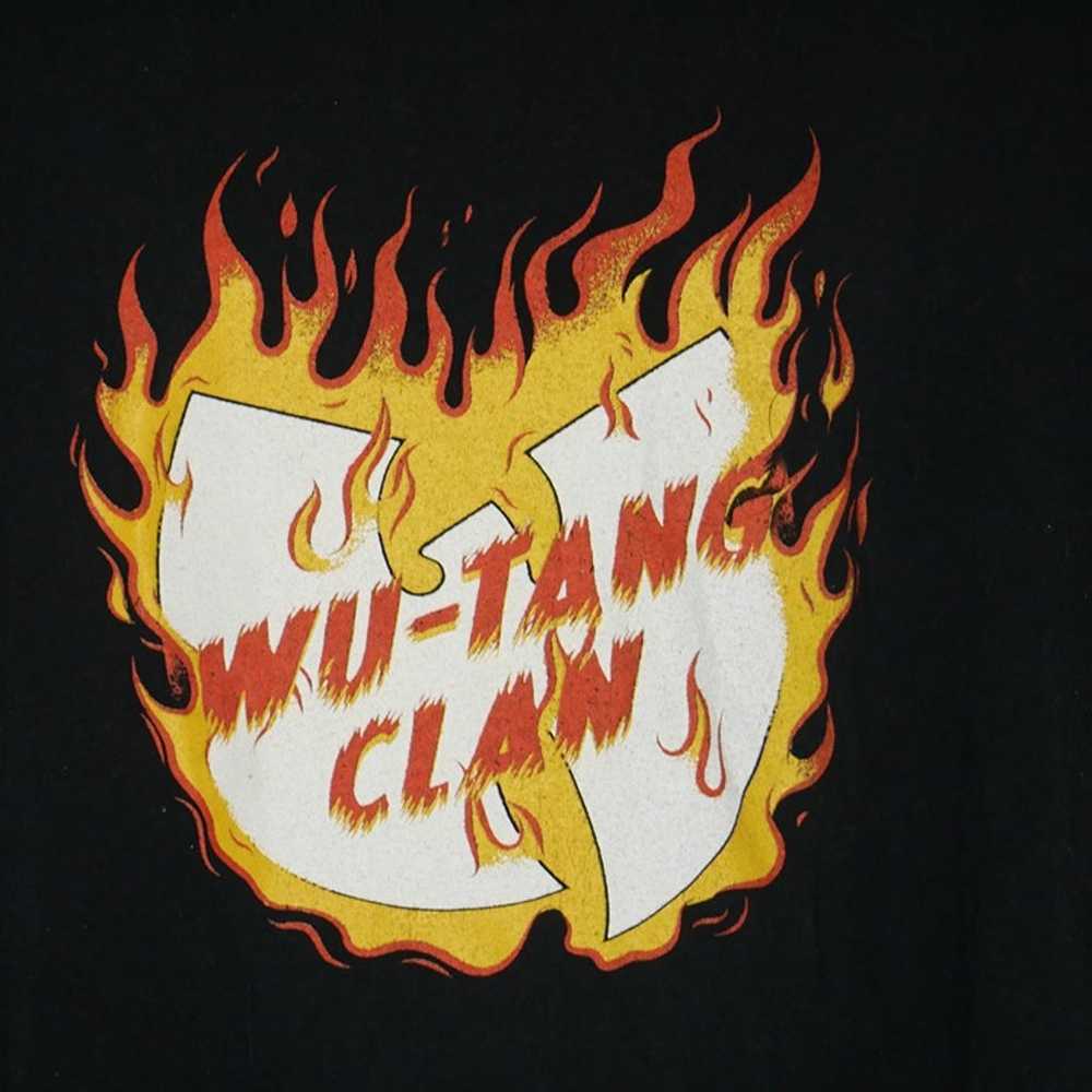 Fast n Furious Wu Tang Clan Black T-Shirt Flames … - image 3