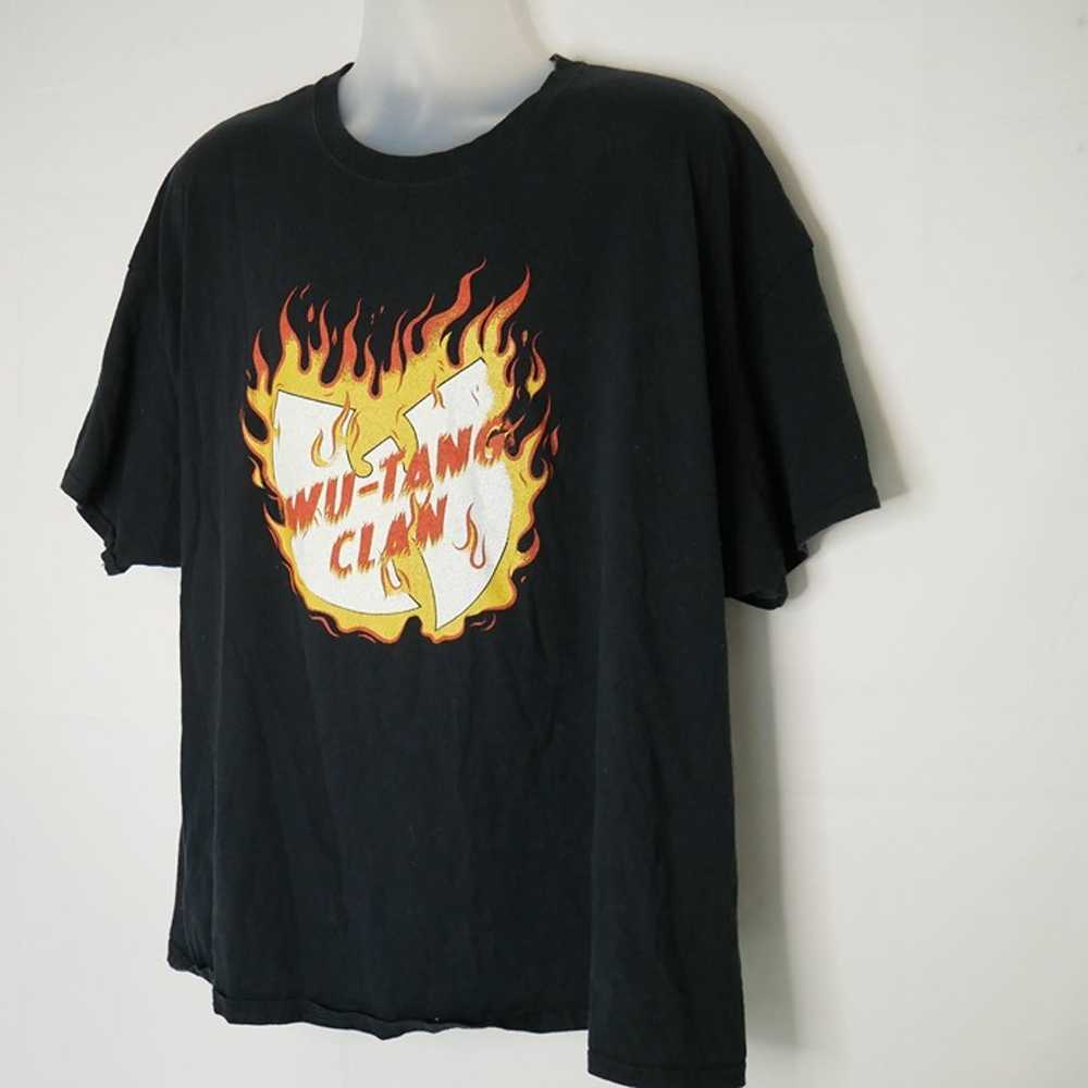 Fast n Furious Wu Tang Clan Black T-Shirt Flames … - image 4
