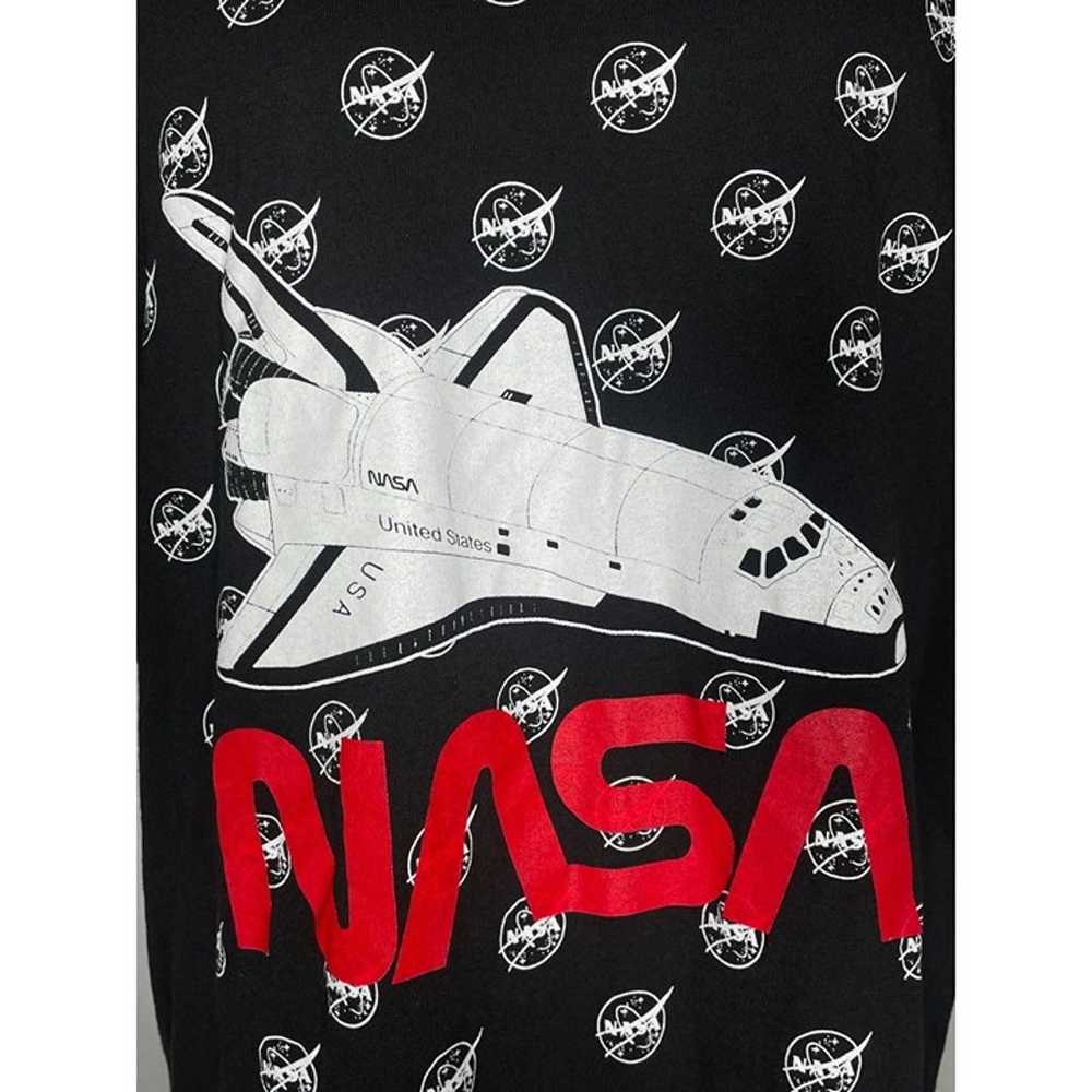 NASA Space Shuttle Mission Black Logo T-Shirt Men… - image 2