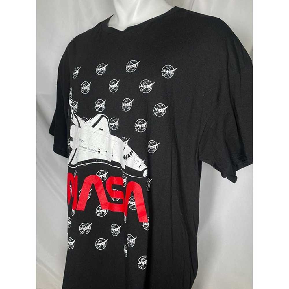 NASA Space Shuttle Mission Black Logo T-Shirt Men… - image 4
