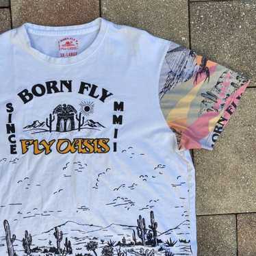 Born Fly Oasis Embroidered Logo Urban Trap Wester… - image 1