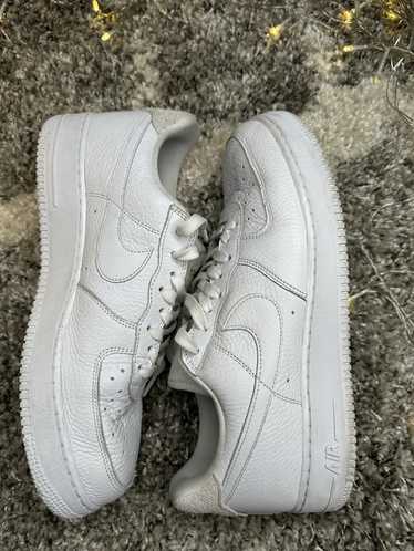 Nike Nike AF1 CRAFT WHITE Leather - Grey Suede Siz