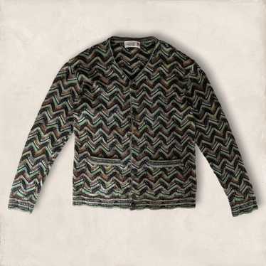 Missoni Stunning vintage missoni sport chevron mo… - image 1